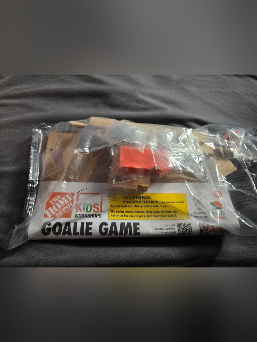 The Home Depot Kids Workshops Goalie Game - Red